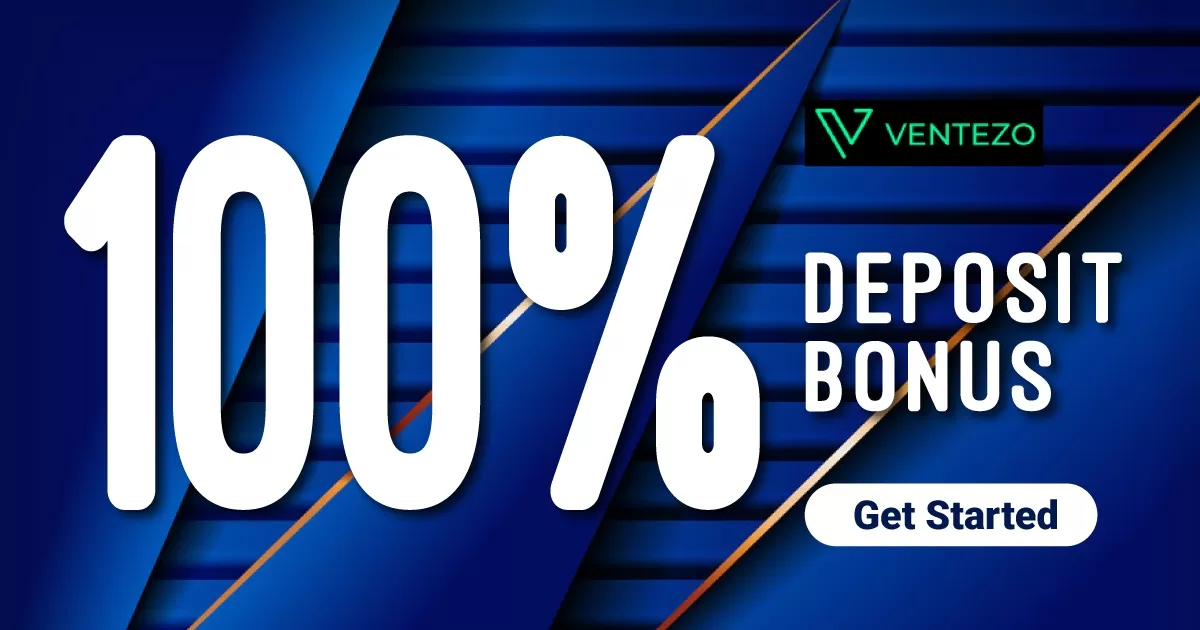100% Deposit Bonus By Ventezo